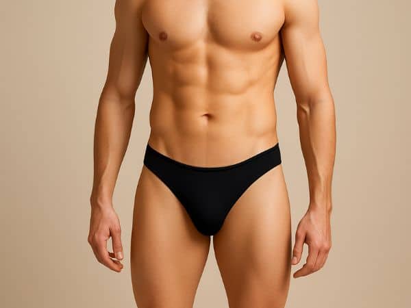 corpo maschile per depilazione intima