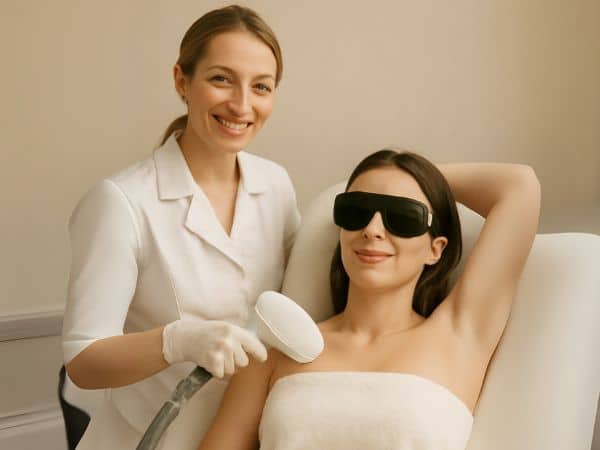 epilazione laser fa male alla pelle